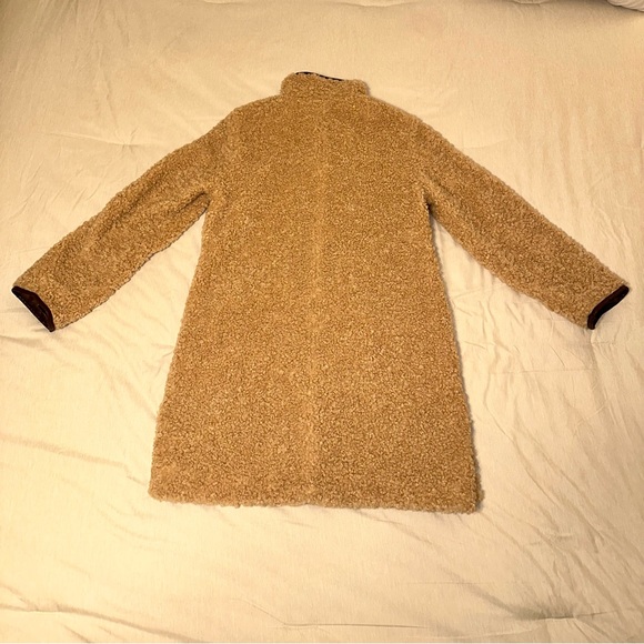 Sam Edelman Women’s size M Piped Teddy coat in Sand - Picture 2 of 12